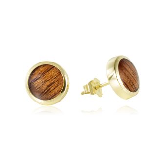 14KY Stud Earrings 10mm