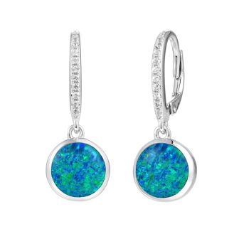 SS 925 Opal Earrings