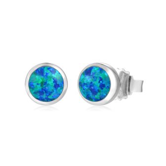 SS 925 Opal Earrings