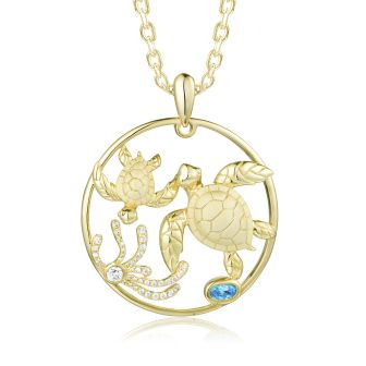 SS Turtle Pendant