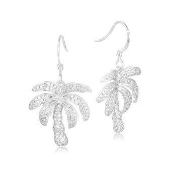 SS Palm Tree Earrings