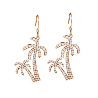14K Palm Tree Earrings