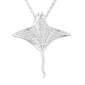 SS Manta Ray Pendant