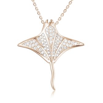 14K Manta Ray Pendant