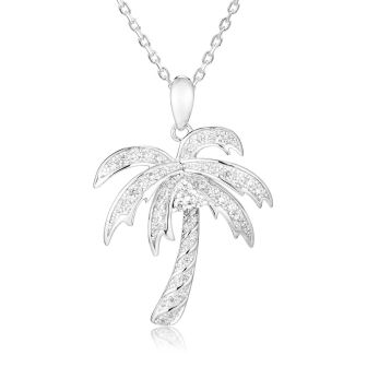 SS Palm Tree Pendant