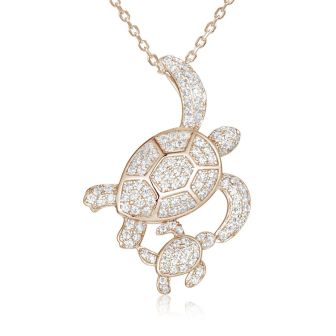 14K Turtle Pendant