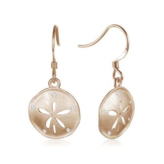 14K Sand Dollar Earrings