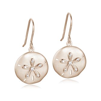 SS 925 Sand Dollar Earrings - PG