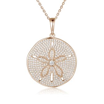 14K Sand Dollar Pendant
