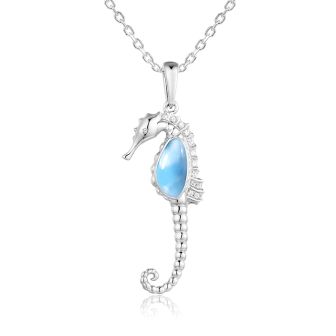 SS Sea Horse Pendant