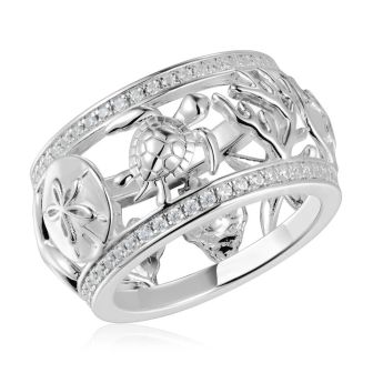 SS 925 Ocean Mix Ring