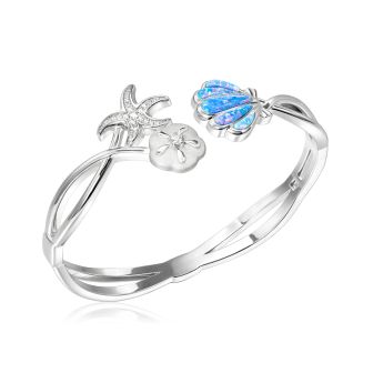 SS 925 Seashell Bangle