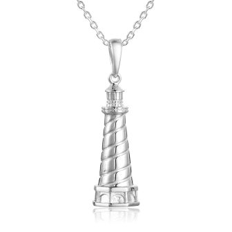 SS 925 Light House Pendant