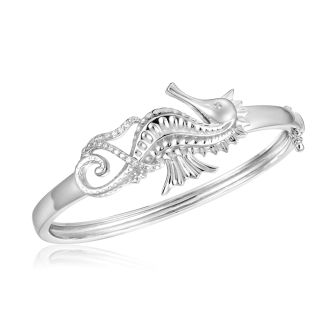SS 925 Seahorse Bangle