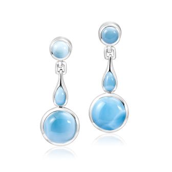 SS Larimar Earrings