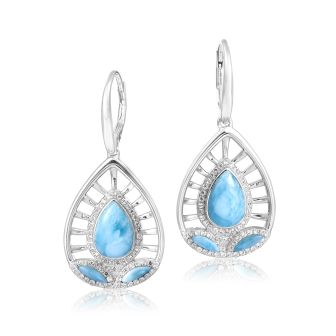SS Larimar Earrings