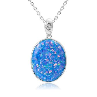 SS Opal Pendant