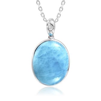 SS Larimar Pendant