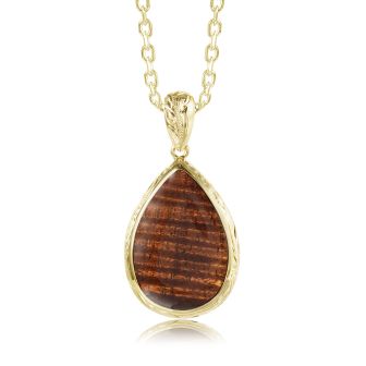14KY Scroll W/KOA Pendant