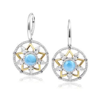 SS Larimar Earrings