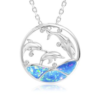 SS Opal Pendant