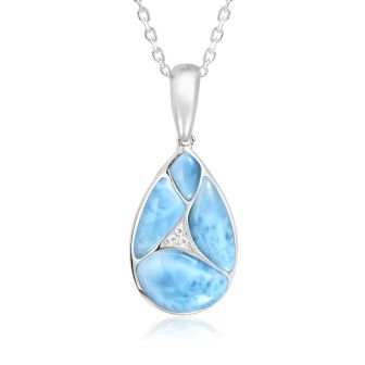 SS Larimar Pendant