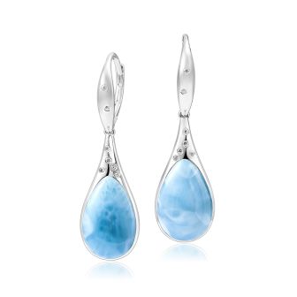 SS Larimar Earrings