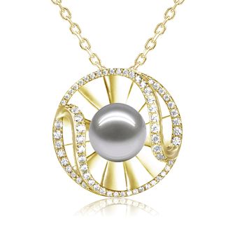 14KY Akoya pearl Pendant