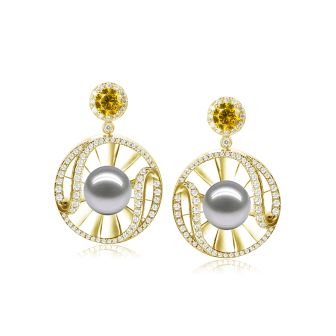 14KY Akoya Pearl Earrings