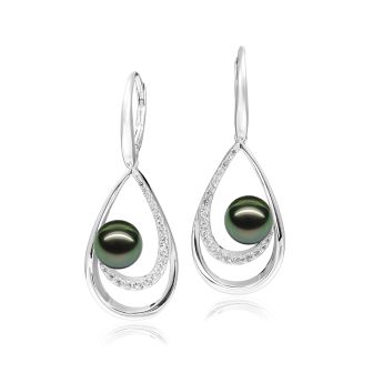 SS Tahitian Pearl Earrings