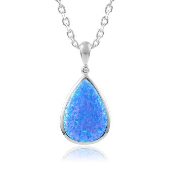 SS Opal Pendant