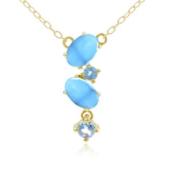 14KY Larimar Necklace