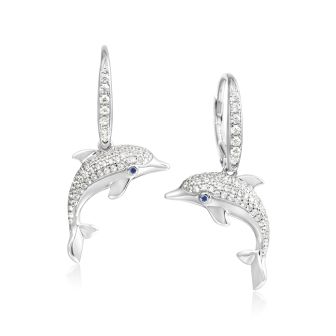 SS 925 Dolphin Earrings
