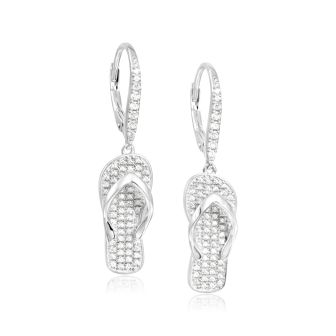 SS 925 Slipper Earrings