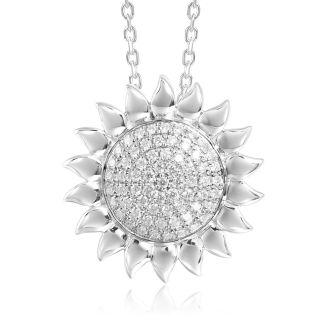 SS 925 Sunflower Pendant