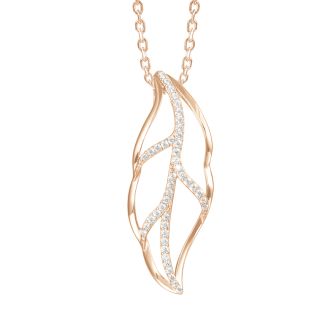 SS 925 Maile Leaf Pendant - PG