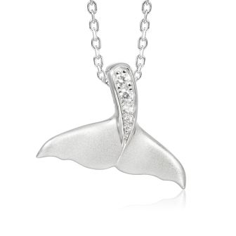 SS 925 Whale Tail Pendant