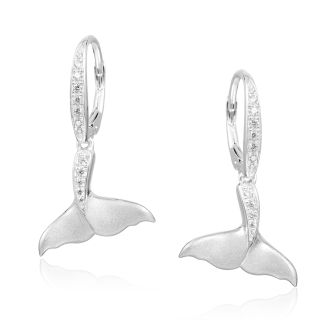 SS 925 Whale Tail Earrings