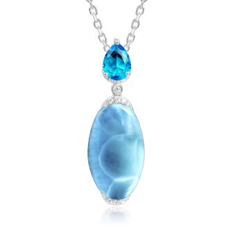 SS 925 Larimar Pendant