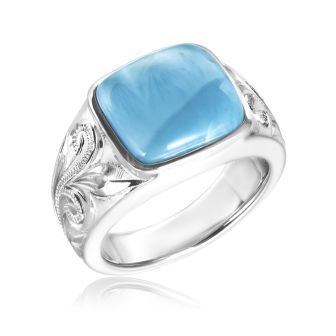 SS 925 Larimar Ring