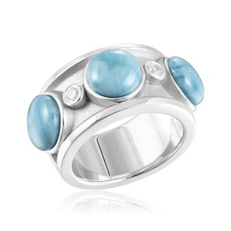 SS 925 Larimar Ring