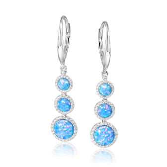 SS Opal Earrings