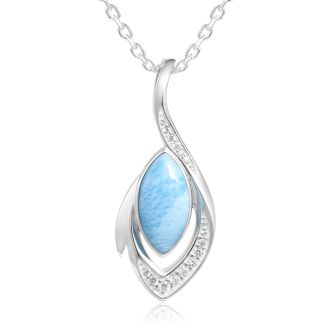 SS 925 Larimar Pendant