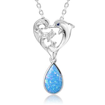 SS 925 Opal Pendant