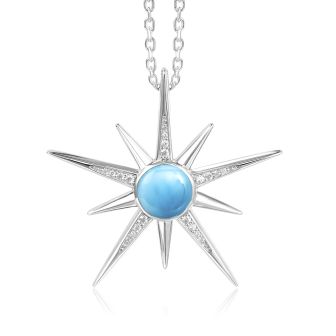 SS 925 Larimar Pendant