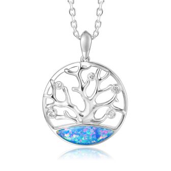 SS 925 Opal Pendant