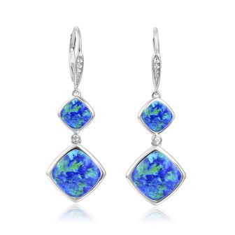 SS 925 Opal Earrings