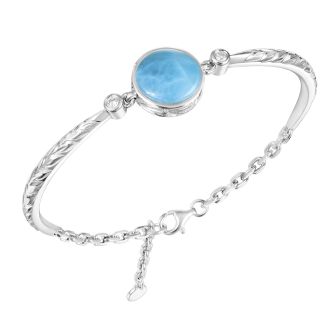 SS 925 Larimar Bracelet