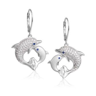 SS 925 Dolphin Earrings