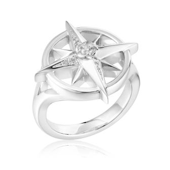 SS 925 Compass Ring